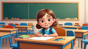 داستان کوتاه رقابت و دوستی | راز موفقیت نرگس در مدرسه