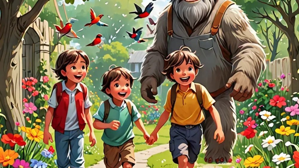 داستان کوتاه غول خودخواه | باغی برای کودکان